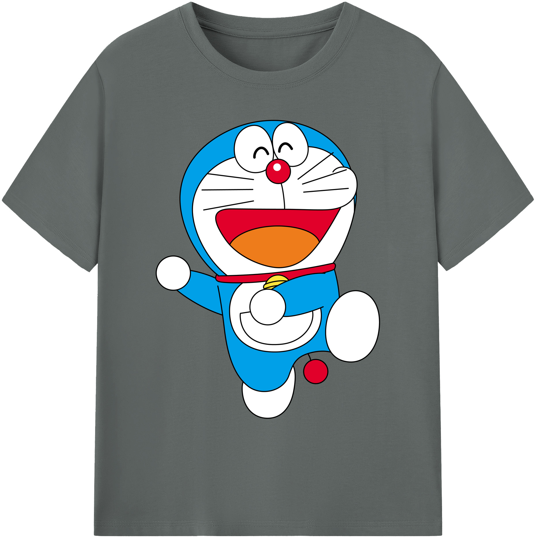 （画像用） ドラえもん Doraemon 綿100％ メンズ半袖Tシャツ｜肌触りやわらか＆通気性